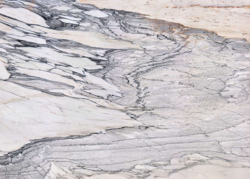 Bianco Arabescato marble texture - ultra high resolution photo of a real slab, 535 MP