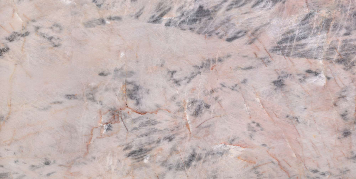 Cristallo Rosa quartzite texture - ultra high resolution photo of a real slab, 664 MP
