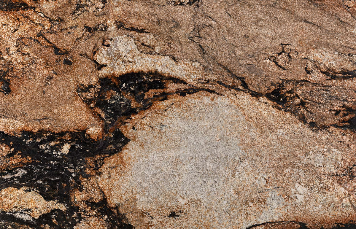 Magma Gold granite texture - ultra high resolution photo of a real slab, 403 MP