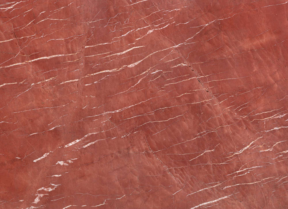 Rosso Rubino marble texture - ultra high resolution photo of a real slab, 289 MP