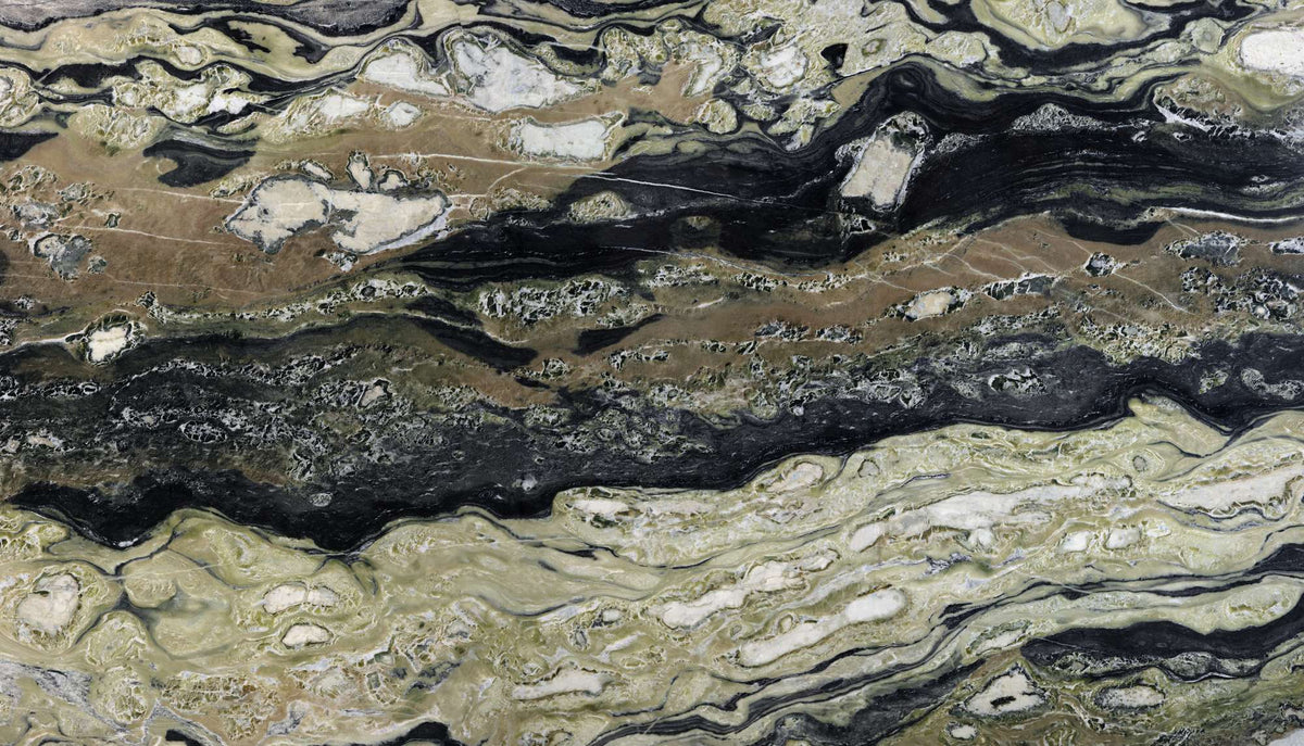 Dedalus Green quartzite texture - ultra high resolution photo of a real slab, 229 MP