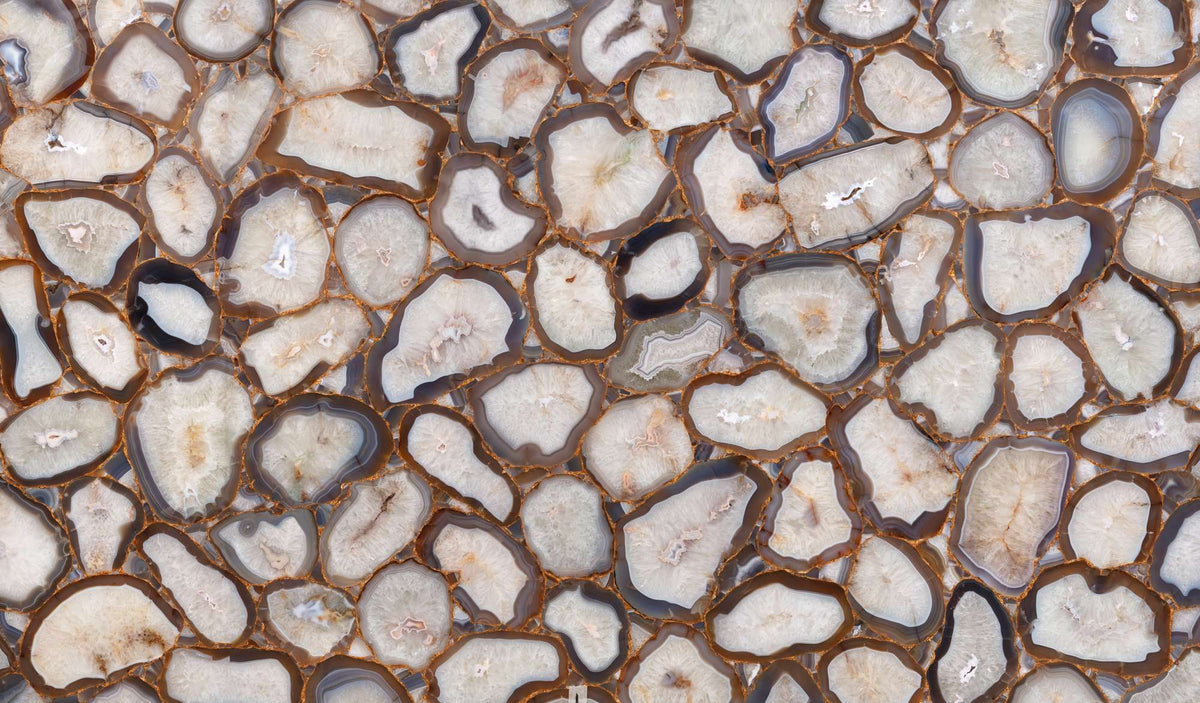 Agate Thera semi-precious stone texture - ultra high resolution photo of a real sample, 469 MP
