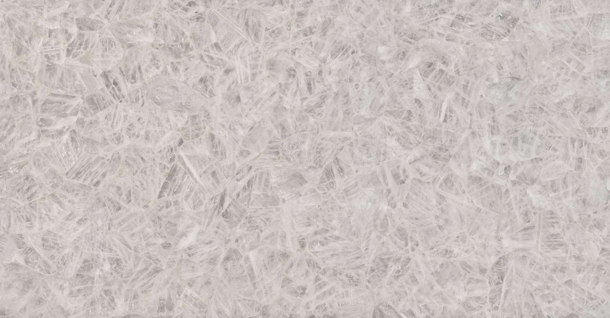 Crystal Quartz semi-precious stone texture - ultra high resolution photo of a real sample, 407 MP
