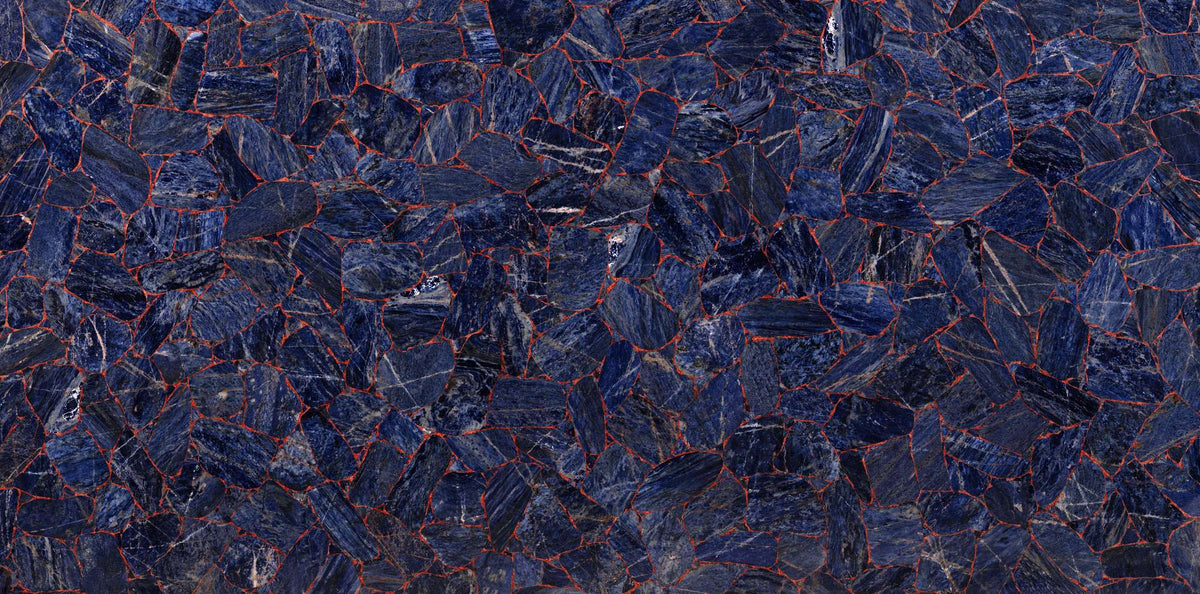 Sodalite Copper semi-precious stone texture - ultra high resolution photo of a real sample, 442 MP