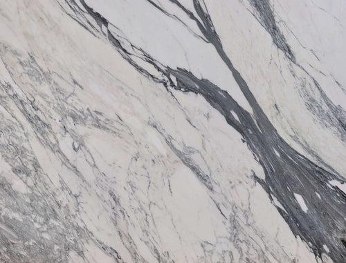 Bianco Arabescato marble texture - ultra high resolution photo of a real slab, 287 MP