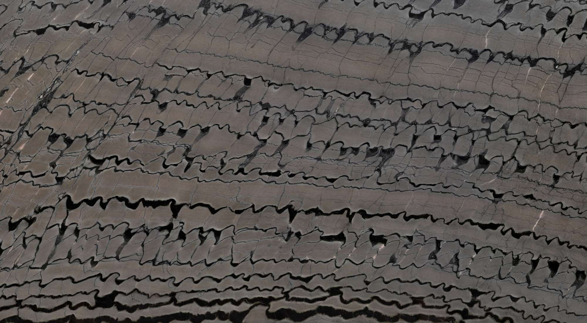 Sequoia Black quartzite texture - ultra high resolution photo of a real slab, 460 MP